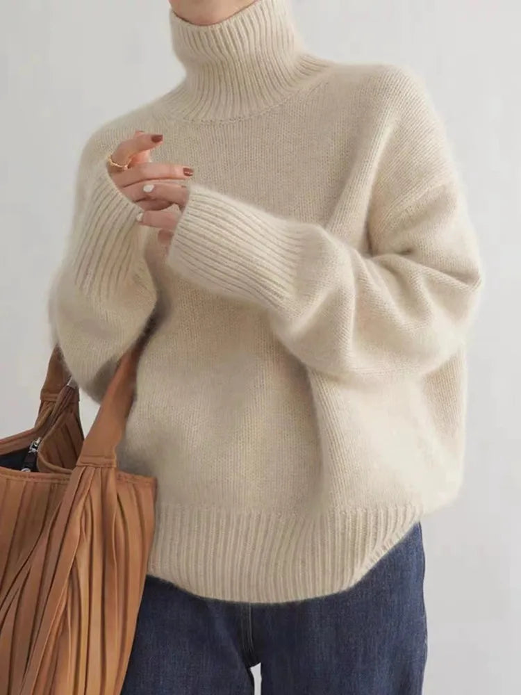 Avery™ - Pull Col Roulé Doux et Confortable