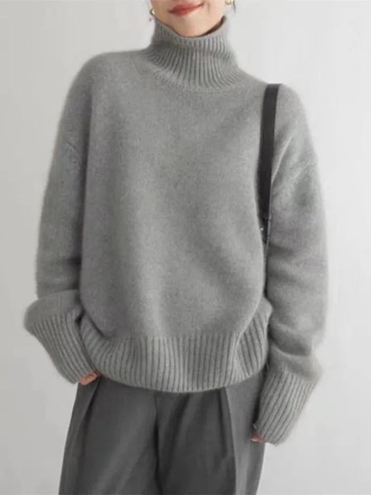 Marianne™ | Pull à Col Roulé de Luxe