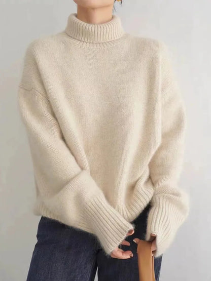Alecia | Pull en Cachemire de Luxe pour Femmes avec Col Roulé | Élégance Intemporelle