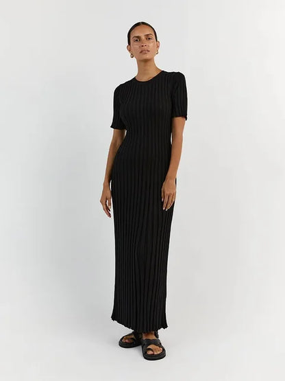 Maxi - Robe Maxi Longue en Tricot