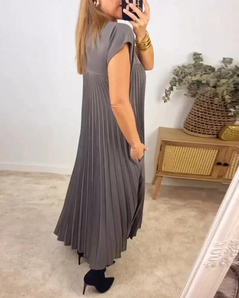 Tascha™ - Robe Sans Manches avec Plis