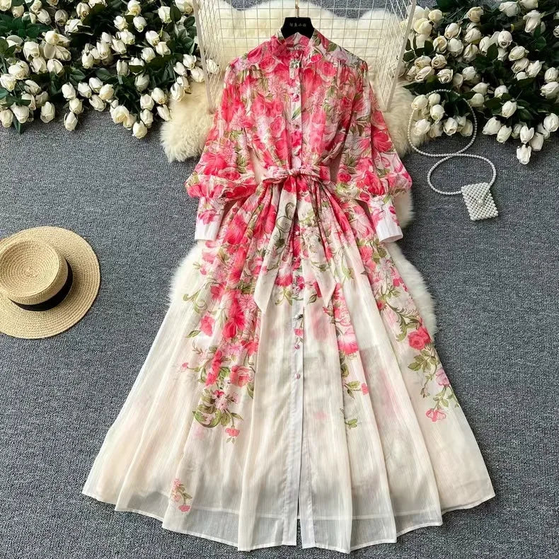 Lucy | Robe d'Été Florale Bohémienne