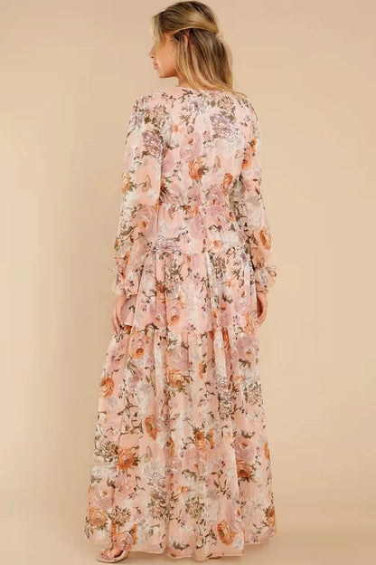 Nancy | Robe Maxi Décontractée en Chiffon