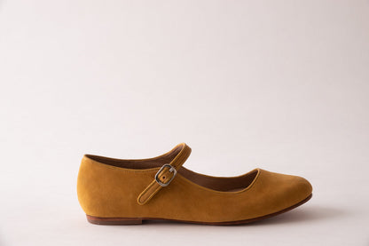 Giulia – Mules Mary Jane in Camoscio