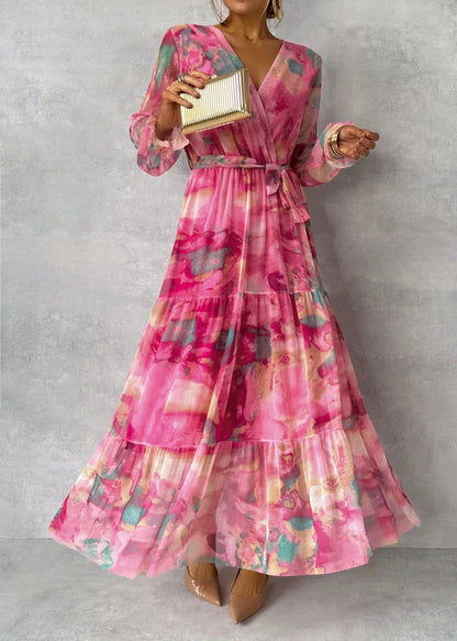 Meli | robe enveloppante avec imprimé floral