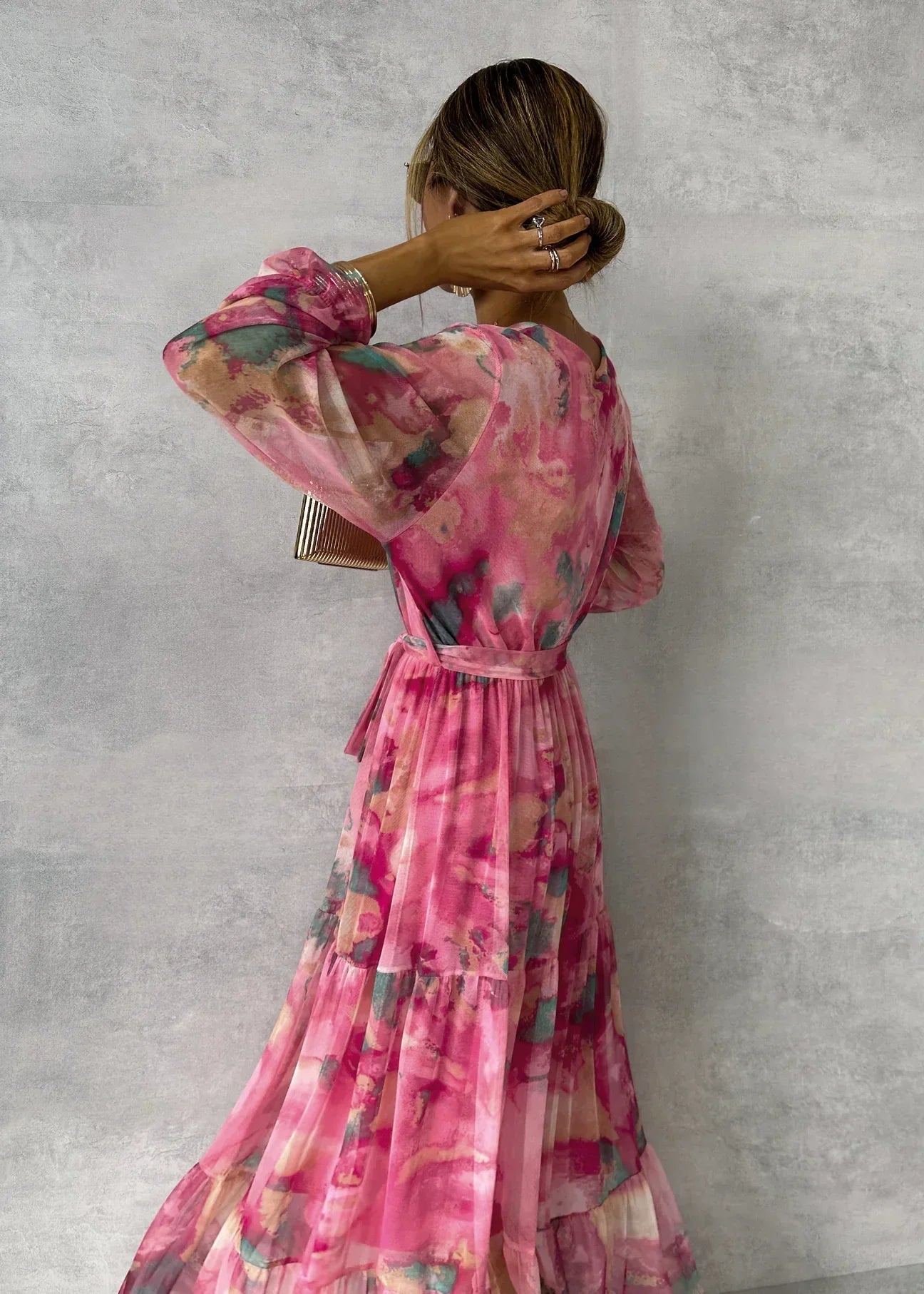 Meli | robe enveloppante avec imprimé floral