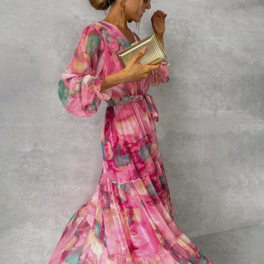 Meli | robe enveloppante avec imprimé floral