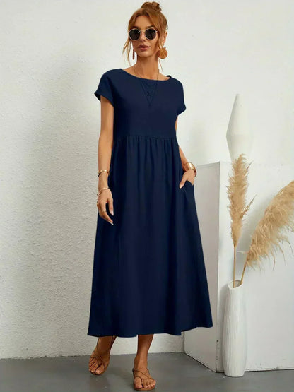 Ursina™ | Robe Midi Fluide.