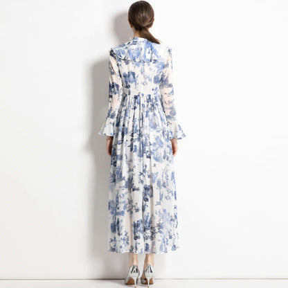Gabby | Robe Élégante avec Imprimé à L'Encre