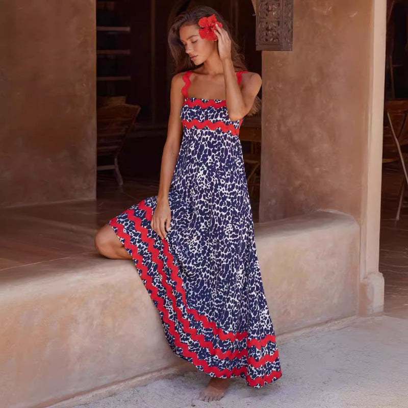 Jovie - Robe Décontractée Sans Manches avec Imprimé Floral
