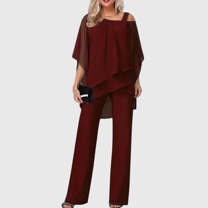 Sérénité | Ensemble Pantalon Élégant en Deux Pièces