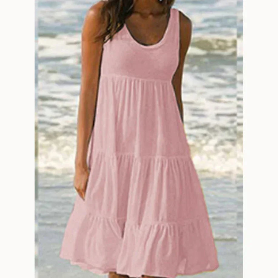 Layla™ - Robe Mini Sans Manches Boho