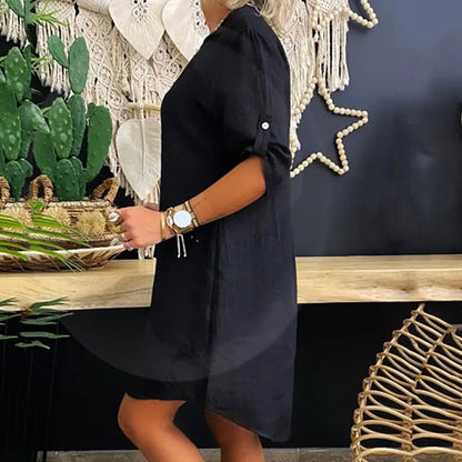 Ankica - Robe en Lin Confortable