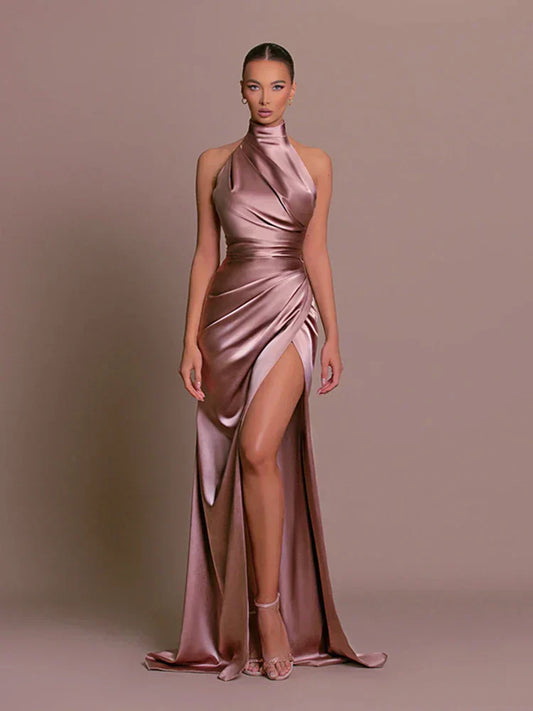Cleo - Robe Maxi Avec Fente Élégante