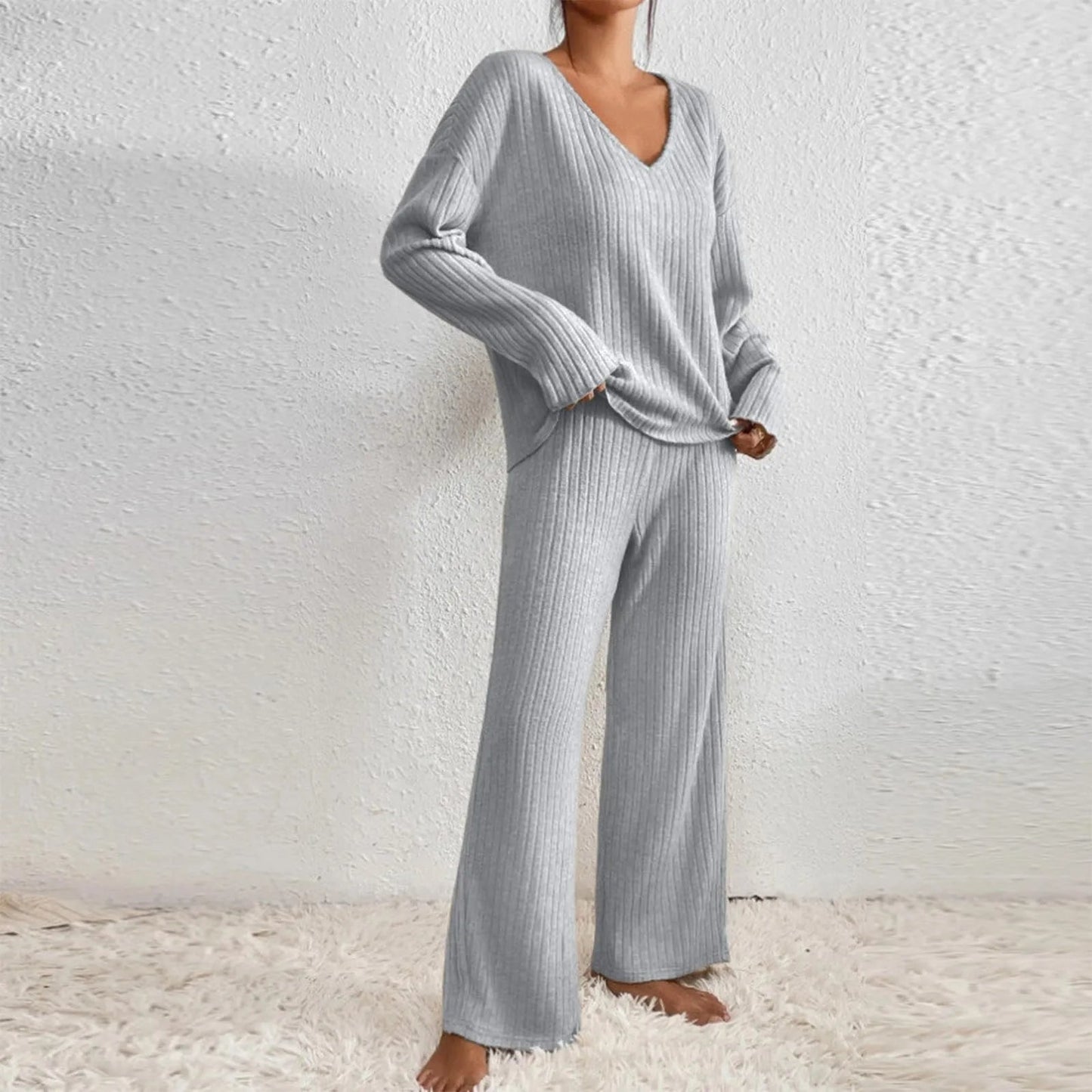 SABINA – Ensemble de Lounge Confortable avec Jambes Amples