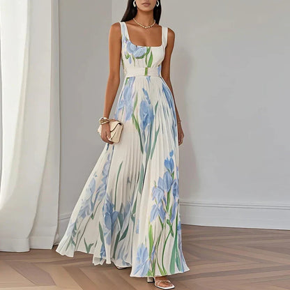 Claudia™ | Robe Maxi A-Line Florale