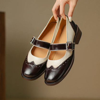 Miana Cuir Mary Janes