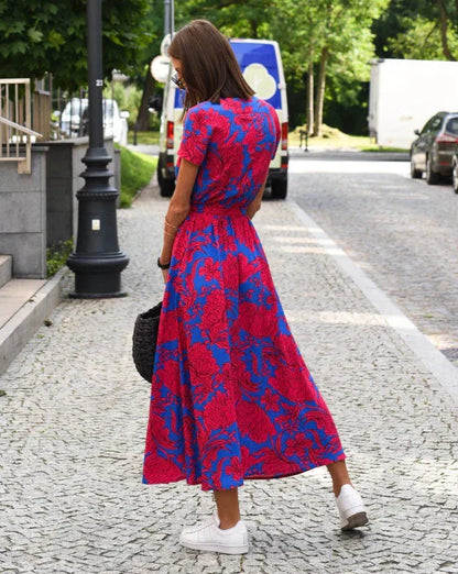 Linda - Robe Florale d'Été