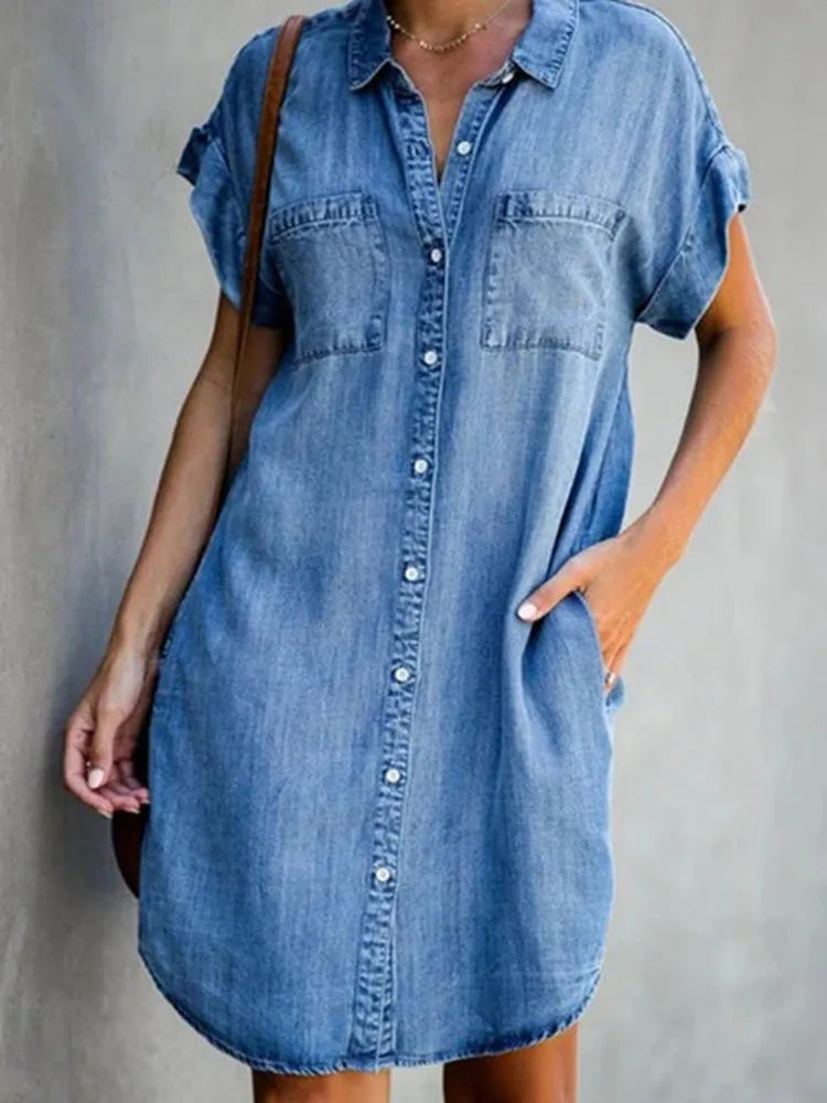 Jessa | Robe en Denim Intemporelle