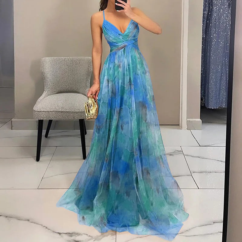 Eva | Robe longue florale qui met en valeur