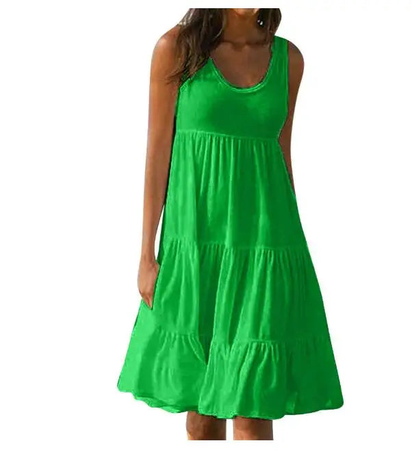 Layla™ - Robe Mini Sans Manches Boho