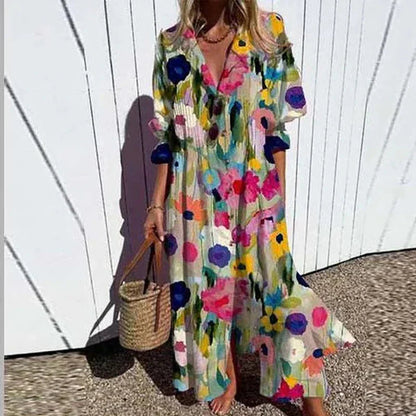 Grace™ - Robe Maxi Boho de Luxe