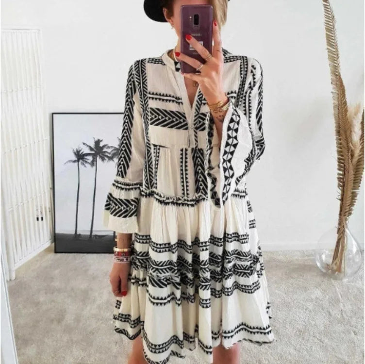 Carylle ~ Robe Bohème Fraîche