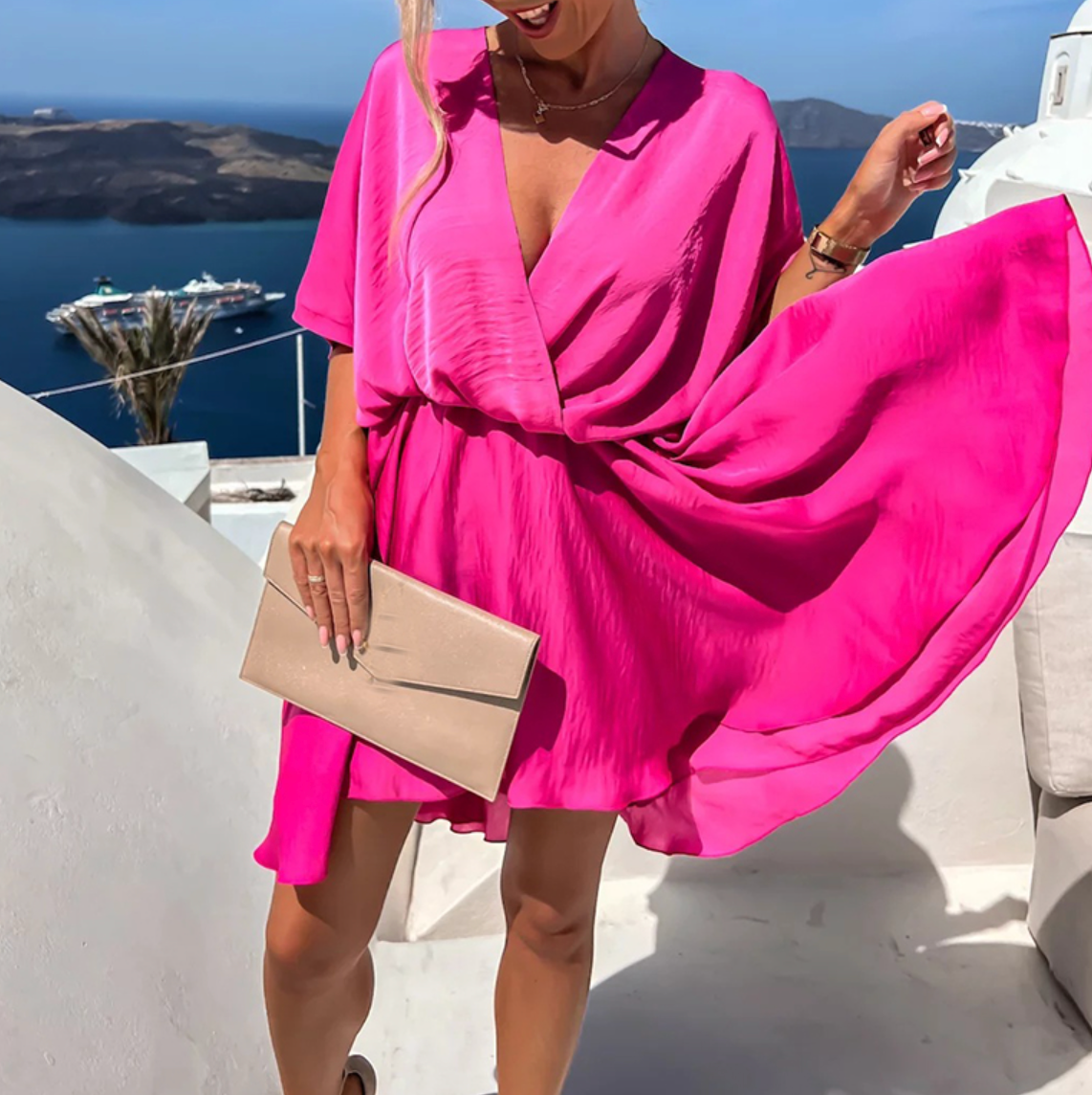 Kiana - Robe Mini Fluide Chic