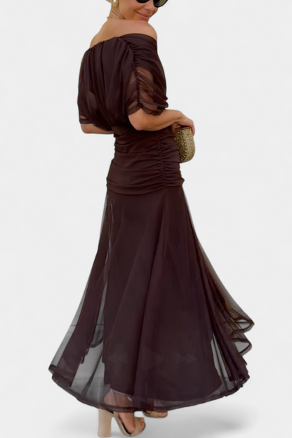 Florendra™ | Robe Longue Fleurie à Col V