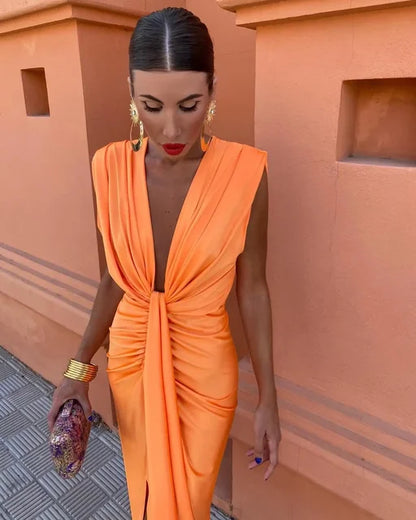 Moriah - Robe Plissée Élégante