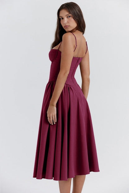 Elara | Robe d'Été Élégante à Corset