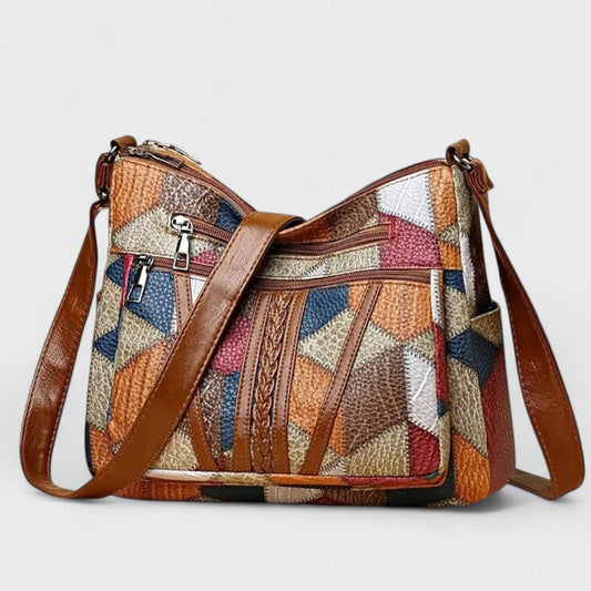 Solara - Sac en cuir mosaïque