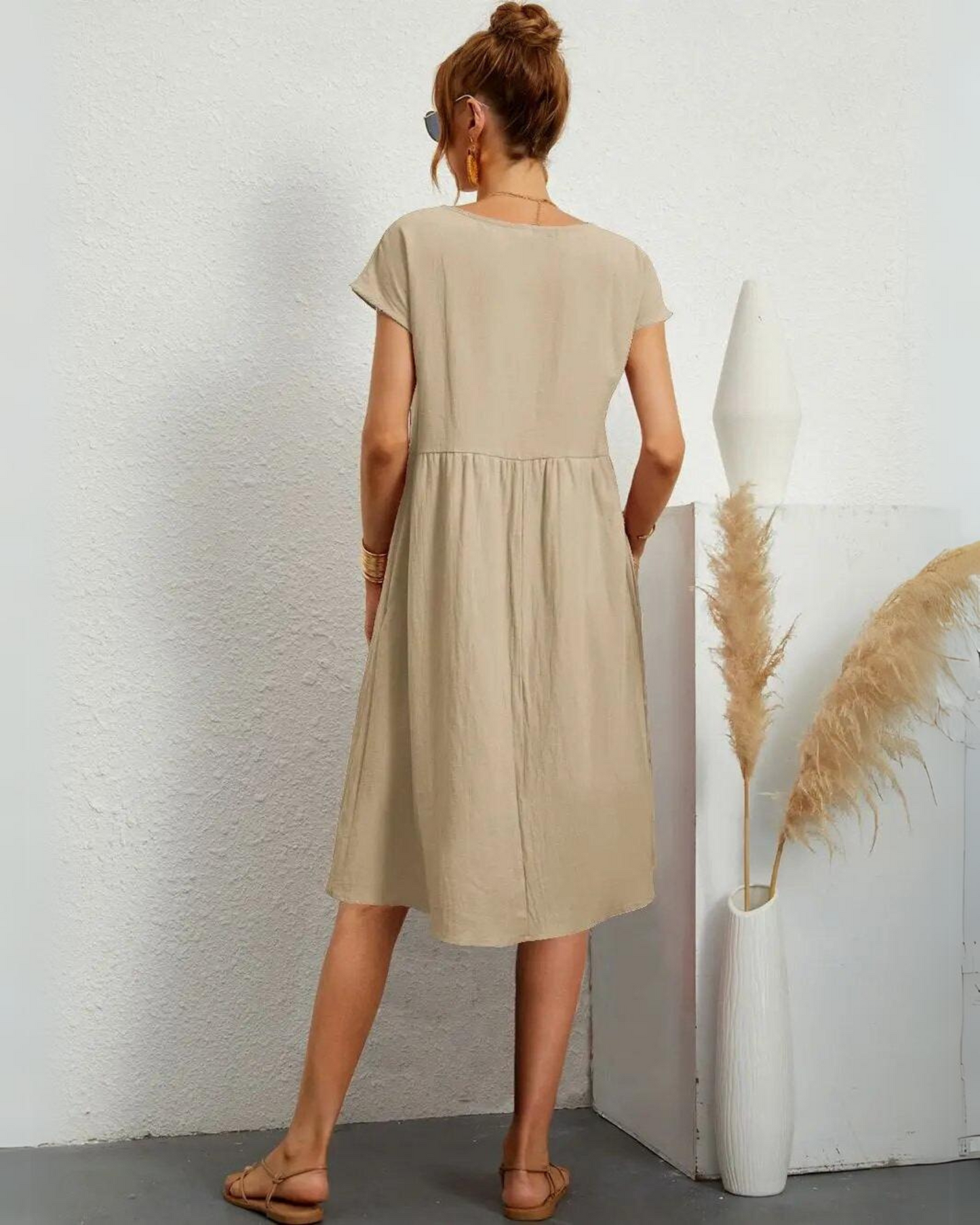 MILLA - ROBE D'ÉTÉ DÉCONTRACTÉE À COL ROND ET COUPE LÂCHE