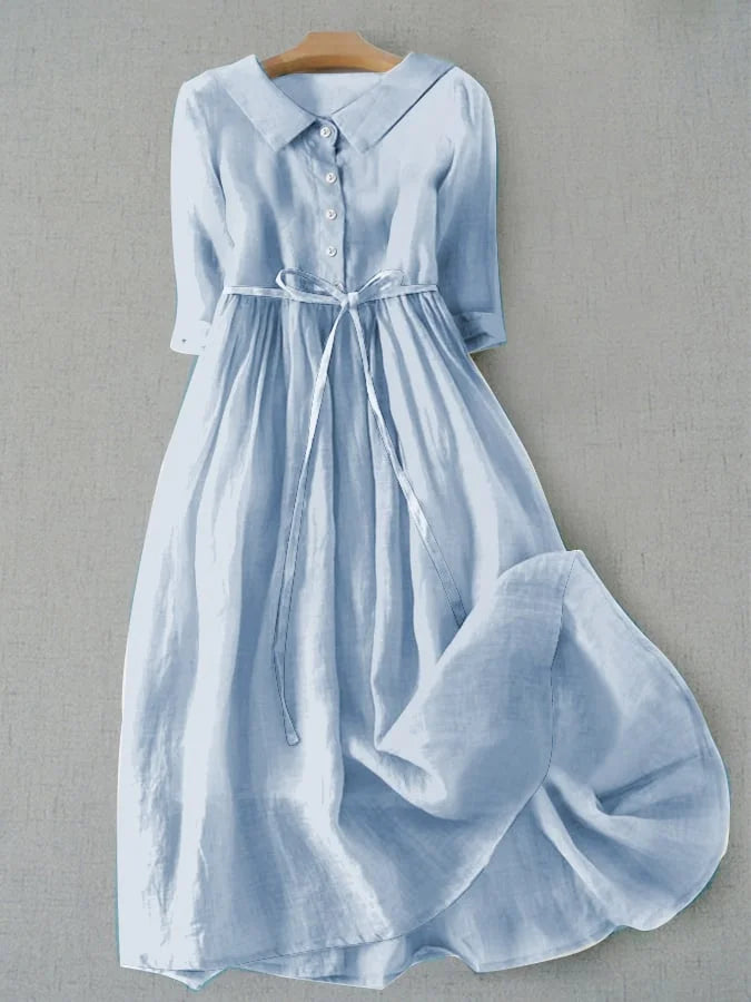 Robe d'Été avec Fermeture à la Taille pour Femmes - Confort et Style Intemporel