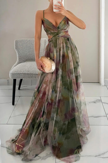 Eva | Robe longue florale qui met en valeur