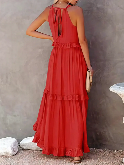Mabel | Robe Maxi Ruffle Breeze
