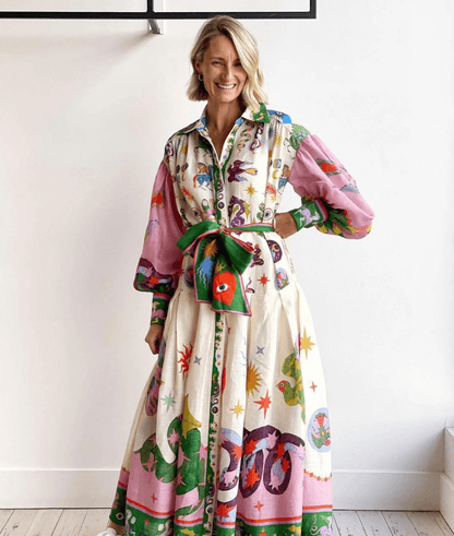 Dorthe™ | Élégant Robe Maxi Italienne