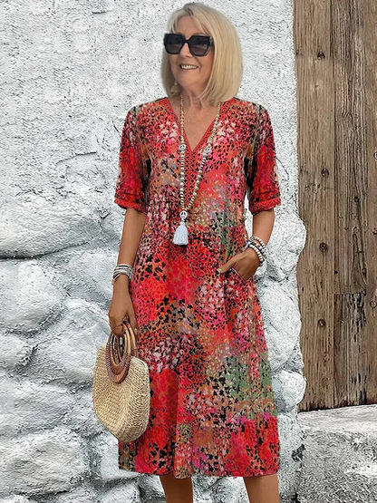 Dakota | Robe à Imprimé Floral Vibrant