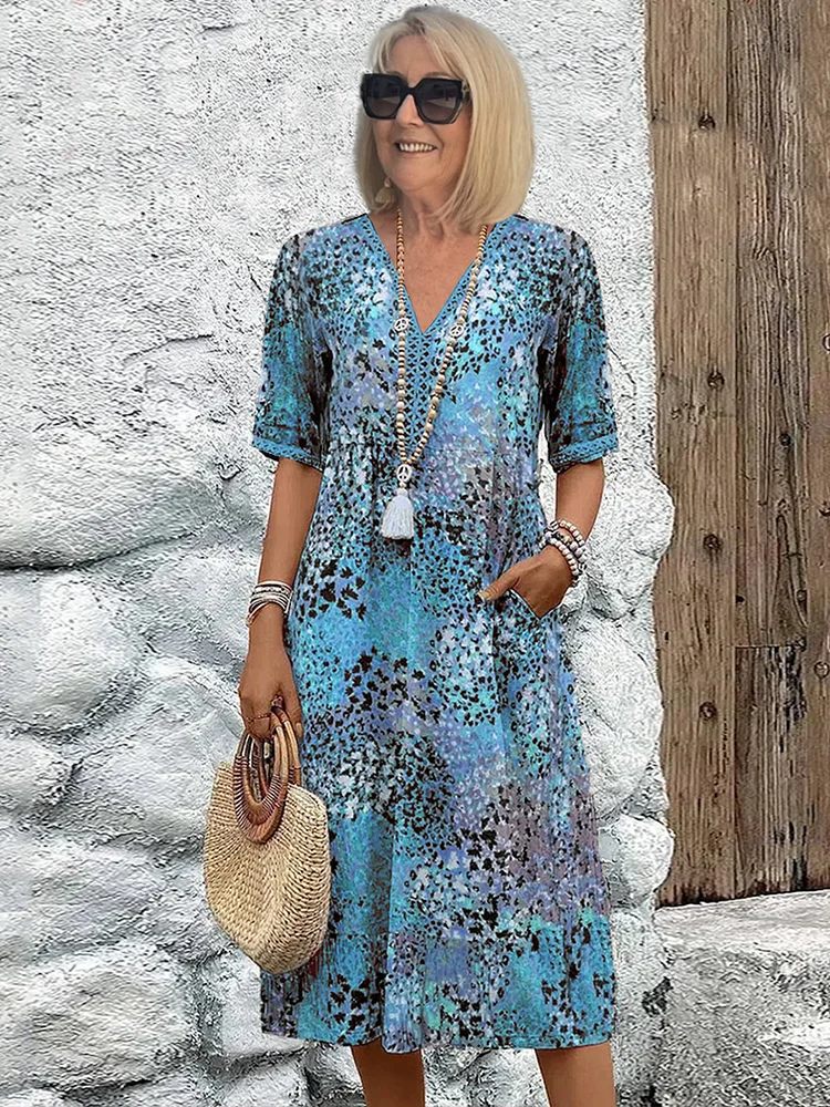 Fatima – Robe à Motif Floral