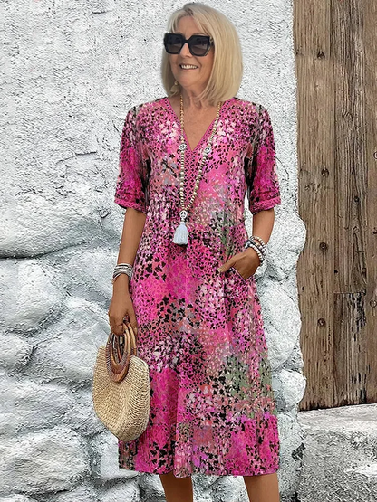 Florencia | Robe Midi Vibrante