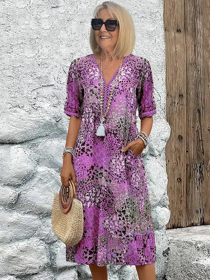 Fatima – Robe à Motif Floral