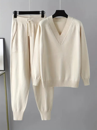 MORGAN – ENSEMBLE DE LOUNGE EN TRICOT CONFORTABLE EN DEUX PIÈCES