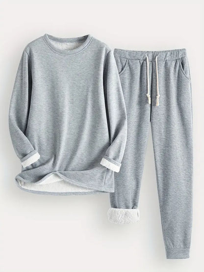 RILEY – ENSEMBLE DE LOUNGE EN POLAIRE AVEC DOUBLURE