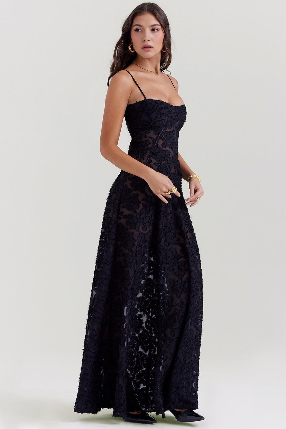 NOIR - Robe de Soirée Seren