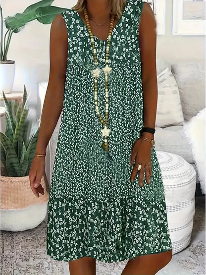 Briar™ - Robe Fleurie Sans Manches
