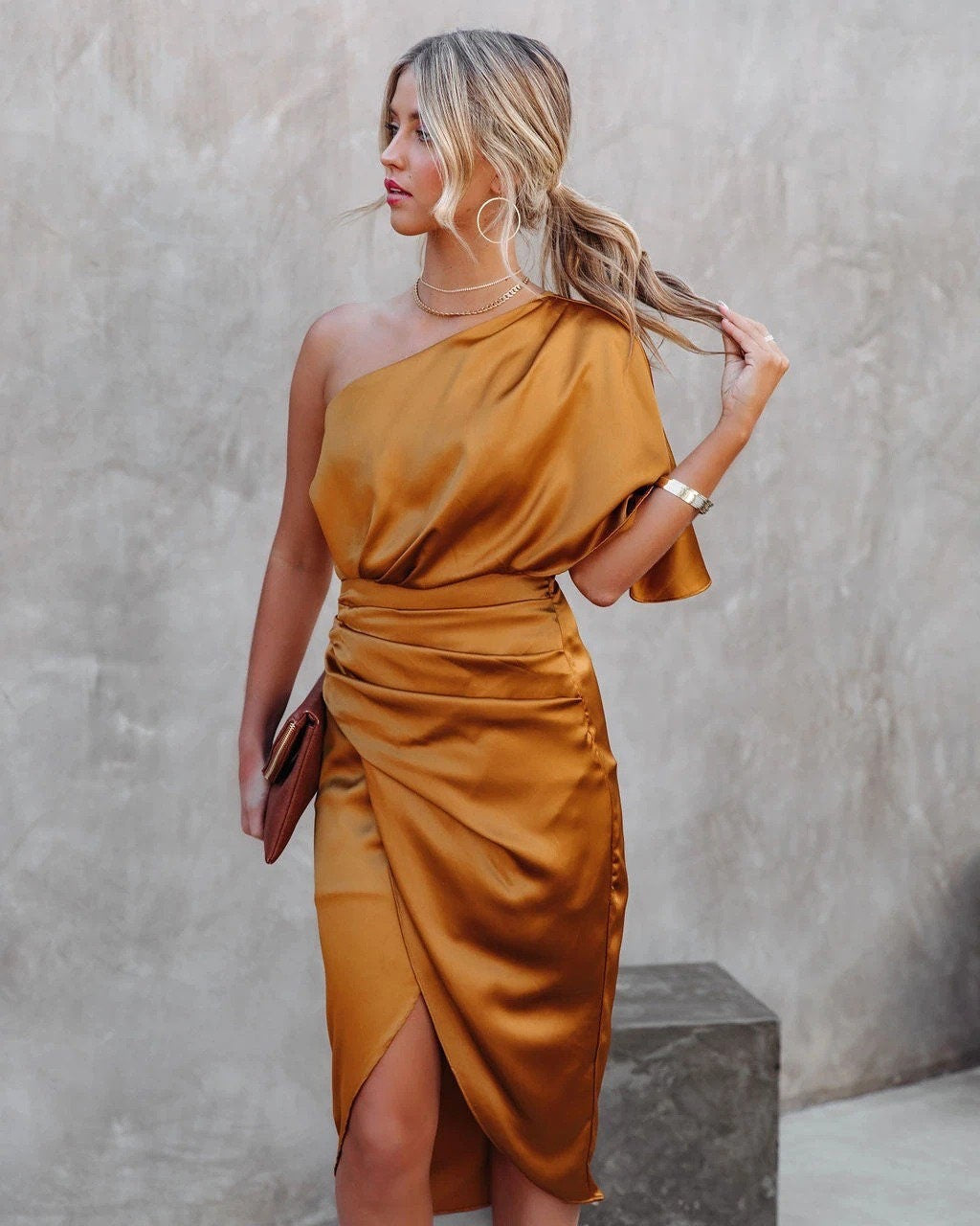 Kaelani | Robe en Satin Chic