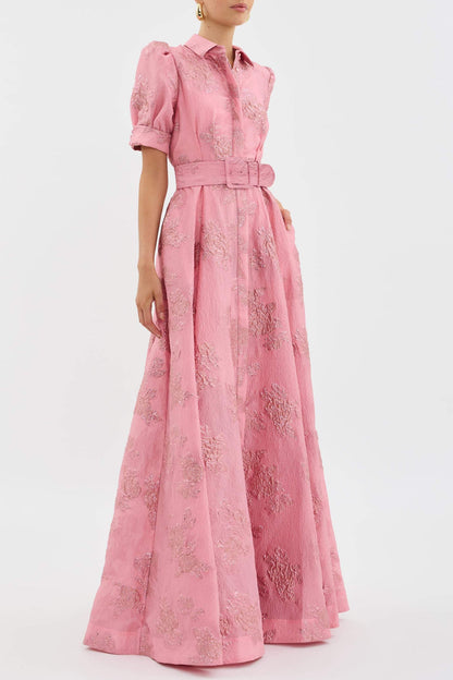 Anabella | Robe Courte avec Manches Bouffantes