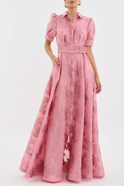 Anabella | Robe Courte avec Manches Bouffantes