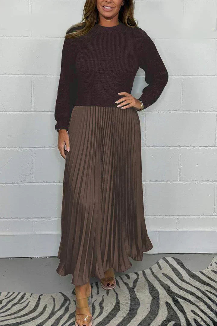Claire | Élégant robe en tricot 2 en 1