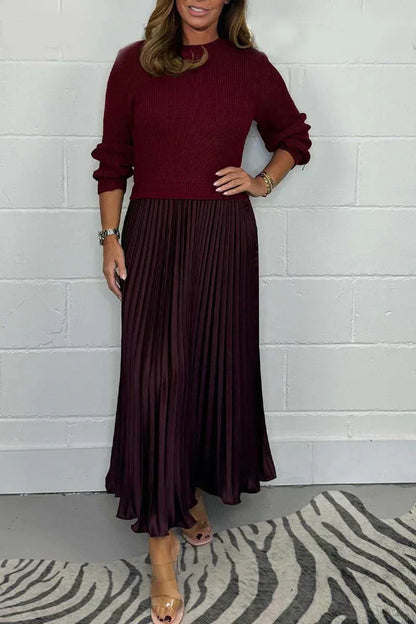 Claire | Élégant robe en tricot 2 en 1